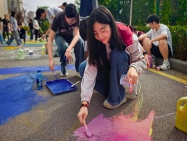 彩绘盛世,礼赞中华| 青岛为明学校国际部第五届大地彩画艺术节作品邀您来评选